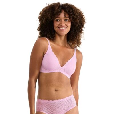 Sloggi Zero Feel Bliss The UP P Bra Floral Pink Sloggi Zero Feel Bliss The UP P Bra Floral Pink