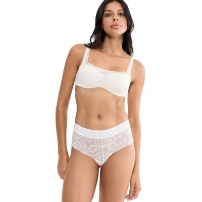 Triumph Damen Body Make-Up Illusion Lace Shorty Spitzen-Unterhose, 36, Ecru White Triumph Damen Body Make-Up Illusion Lace Shorty Spitzen-Unterhose, 36, Ecru White