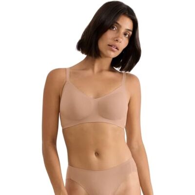 Sloggi Zero Feel Pure Soft Bra Nostalgic Brown Sloggi Zero Feel Pure Soft Bra Nostalgic Brown