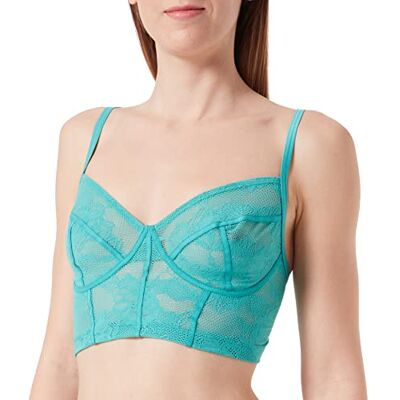 Triumph Damen Smart Deco Bustier BH, Topaz, 2 EU Triumph Damen Smart Deco Bustier BH, Topaz, 2 EU