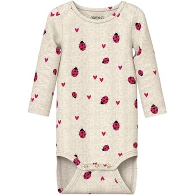 NAME IT Damen Nbfhaline Ls XSL Body, Peyote Melange, Numeric_68 NAME IT Damen Nbfhaline Ls XSL Body, Peyote Melange, Numeric_68