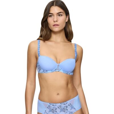 Triumph Wild Iris Florale, BH Damen, Blau (Brise), 95D Triumph Wild Iris Florale, BH Damen, Blau (Brise), 95D