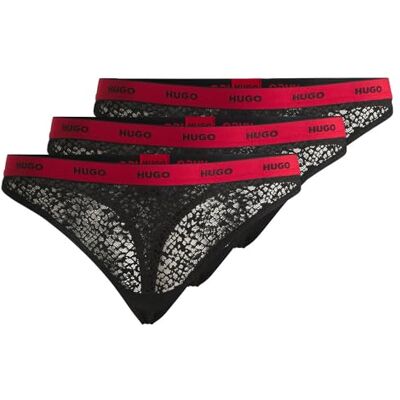 HUGO Damen Triple Thong Lace 10269345 01 String HUGO Damen Triple Thong Lace 10269345 01 String