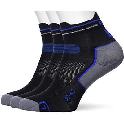 Rock Experience Unisex Kit 3 Flash Socks, 0208 (CAVIAR) +1398 (IMPERIAL BLUE), 34 EU Rock Experience Unisex Kit 3 Flash Socks, 0208 (CAVIAR) +1398 (IMPERIAL BLUE), 34 EU