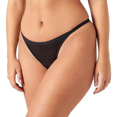 Triumph Damen Signature Sheer String Briefs, SCHWARZ, 44 Triumph Damen Signature Sheer String Briefs, SCHWARZ, 44