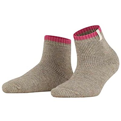 FALKE Damen Socken Cosy Plush W Sso Alpakawolle gemustert 1 Paar, Braun Nut Melange 4770, 39-42 FALKE Damen Socken Cosy Plush W Sso Alpakawolle gemustert 1 Paar, Braun Nut Melange 4770, 39-42