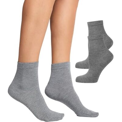 Nur Die Bambus Kurzsocken 2er Pack Damen Kurzschaft Bambussocken Socke weich atmungsaktiv Nur Die Bambus Kurzsocken 2er Pack Damen Kurzschaft Bambussocken Socke weich atmungsaktiv