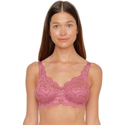 Susa BH Damen ohne Bügel Latina, Damen-BHS mit genähten Cups & längenverstellbarem Träger, Idealer Halt,Häkchenverschluss Susa BH Damen ohne Bügel Latina, Damen-BHS mit genähten Cups & längenverstellbarem Träger, Idealer Halt,Häkchenverschluss