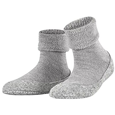 FALKE Damen Stoppersocken Cosyshoe W Hp Wolle rutschhemmende Noppen 1 Paar, Grau Light Grey 3400, 39-40 FALKE Damen Stoppersocken Cosyshoe W Hp Wolle rutschhemmende Noppen 1 Paar, Grau Light Grey 3400, 39-40
