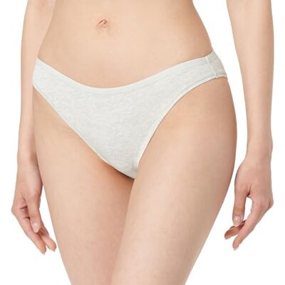 Tommy Hilfiger Damen Cheeky Bikini UW0UW05742, Grau, S, Grau (Warm Ice Grey Heather), S Tommy Hilfiger Damen Cheeky Bikini UW0UW05742, Grau, S, Grau (Warm Ice Grey Heather), S