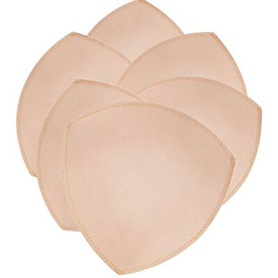 TopBine BH Einlagen Bra Pads Herausnehmbaren Sport BH,Bikinis Unterwäsche Einsätze Pads (3 Beige L, C/D) TopBine BH Einlagen Bra Pads Herausnehmbaren Sport BH,Bikinis Unterwäsche Einsätze Pads (3 Beige L, C/D)