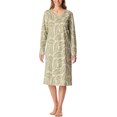 Schiesser Damen Nachthemd Langarm weiche Baumwolle Bigshirt mit Taschen Nightwear Schiesser Damen Nachthemd Langarm weiche Baumwolle Bigshirt mit Taschen Nightwear