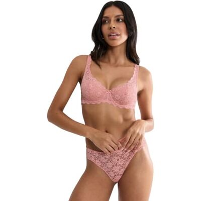 Triumph Damen BH Amourette WHP, mit Bügel, Gepolstert, Verstellbare Träger, 90C, Cherry Rose Triumph Damen BH Amourette WHP, mit Bügel, Gepolstert, Verstellbare Träger, 90C, Cherry Rose