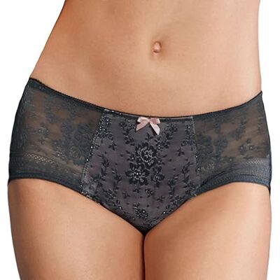 Rosa Faia Damen Fleur talje trusser Taillenslip, Grau (Anthrazit 408), 40 EU Rosa Faia Damen Fleur talje trusser Taillenslip, Grau (Anthrazit 408), 40 EU