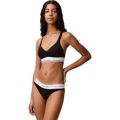Calvin Damen Slip Bikini Form Unterwäsche, Schwarz (Black), S Calvin Damen Slip Bikini Form Unterwäsche, Schwarz (Black), S