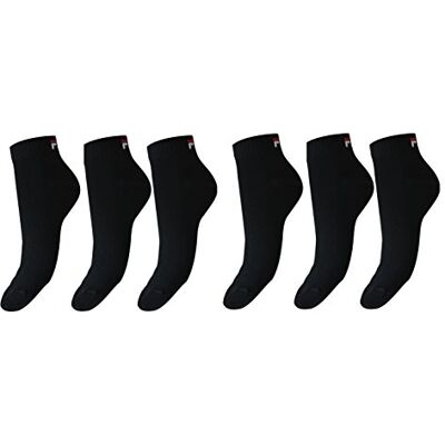 FILA Unisex F9300 Socken Unisex Socken (3-er pack), schwarz, 39/42 FILA Unisex F9300 Socken Unisex Socken (3-er pack), schwarz, 39/42