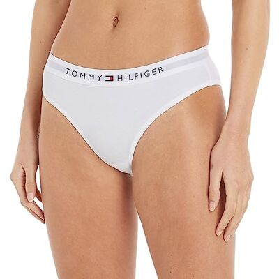 Tommy Hilfiger Damen Slip Unterwäsche, Weiß (White), XL Tommy Hilfiger Damen Slip Unterwäsche, Weiß (White), XL