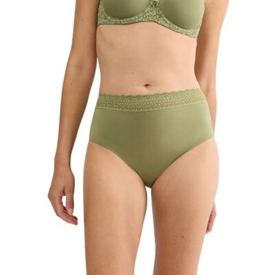 Triumph Damen Feel of Modal Midi Unterhose, S, Olive Gold Triumph Damen Feel of Modal Midi Unterhose, S, Olive Gold