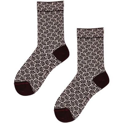 KUNERT Damen Socken Ornamental Citynight hautfreundlich Night-Lilac 1537 35-38 KUNERT Damen Socken Ornamental Citynight hautfreundlich Night-Lilac 1537 35-38