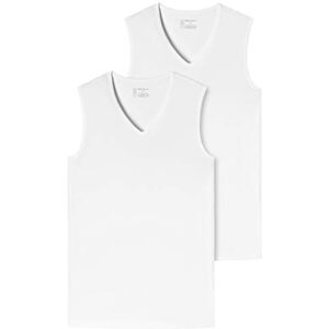 Schiesser Herren 95/5 Organic Cotton Unterhemd Mit Breiten Träger V-Neck Unterwäsche, Weiß, M EU Schiesser Herren 95/5 Organic Cotton Unterhemd Mit Breiten Träger V-Neck Unterwäsche, Weiß, M EU