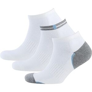 Nur Die Nur Der 3er Pack Sneaker Sport aus atmungsaktiver Baumwolle kurze Sportsocken mit gepolsterter Sohle Herren, weiß, 43-46 Nur Die Nur Der 3er Pack Sneaker Sport aus atmungsaktiver Baumwolle kurze Sportsocken mit gepolsterter Sohle Herren, weiß, 43-46