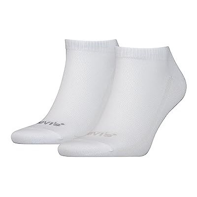 Levi's Unisex Sneaker Socks, White, 43/46 Levi's Unisex Sneaker Socks, White, 43/46