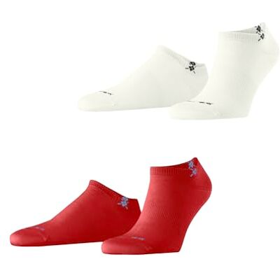 Burlington Herren Sneakersocken Everyday Sneaker Multipack M Sn Baumwolle kurz einfarbig 2 Paar, Rot Tulip 8081, 40-46 Burlington Herren Sneakersocken Everyday Sneaker Multipack M Sn Baumwolle kurz einfarbig 2 Paar, Rot Tulip 8081, 40-46