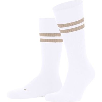 FALKE Unisex Socken Dynamic U So Baumwolle gemustert 1 Paar, Weiß White 2004, 44-45 FALKE Unisex Socken Dynamic U So Baumwolle gemustert 1 Paar, Weiß White 2004, 44-45