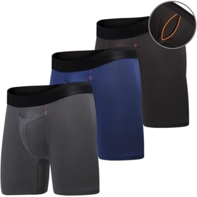 All Citizens Amazon Exclusive Advanced Ball Pouch Herren-Unterwäsche, patentierte Boxershorts, atmungsaktiv, kein Hochrutschen All Citizens Amazon Exclusive Advanced Ball Pouch Herren-Unterwäsche, patentierte Boxershorts, atmungsaktiv, kein Hochrutschen