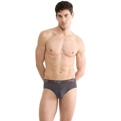 Sloggi Herren Unterhose Men Start Midi C Box, 2-Pack, 8, Black Combination Sloggi Herren Unterhose Men Start Midi C Box, 2-Pack, 8, Black Combination