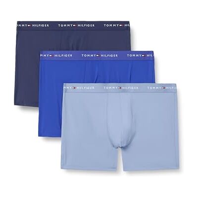 Tommy Hilfiger 3p Boxershorts DTM Um0um03878, Mehrfarbig (Nob Blue/Brsk/Marineblau), XXL für Herren Tommy Hilfiger 3p Boxershorts DTM Um0um03878, Mehrfarbig (Nob Blue/Brsk/Marineblau), XXL für Herren