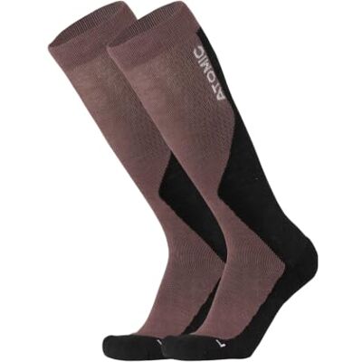 Atomic Performance Ski-Socken -Größe 43-46 Dünne Skisocken mit Polsterung Leichte Strümpfe für Damen & Herren Kniestrümpfe mit nahtloser Zehenbox Skistrümpfe aus Merinowolle, Polyester & Nylon Atomic Performance Ski-Socken -Größe 43-46 Dünne Skisocken mit Polsterung Leichte Strümpfe für Damen & Herren Kniestrümpfe mit nahtloser Zehenbox Skistrümpfe aus Merinowolle, Polyester & Nylon