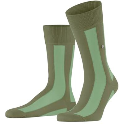 Burlington Herren Socken Retro Lines M So Baumwolle gemustert 1 Paar, Grün Salvia 7472, 40-46 Burlington Herren Socken Retro Lines M So Baumwolle gemustert 1 Paar, Grün Salvia 7472, 40-46