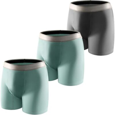 CARER Healthcare Incontinence Pregnancy Carer 3er-Pack Baumwoll-Inkontinenz Pants für Männer, 150ml Saugfähigkeit Waschbare Wiederverwendbare Auslaufsichere Boxershorts Atmungsaktiv, Farbig Sortiert Größe 3XL CARER Healthcare Incontinence Pregnancy Carer 3er-Pack Baumwoll-Inkontinenz Pants für Männer, 150ml Saugfähigkeit Waschbare Wiederverwendbare Auslaufsichere Boxershorts Atmungsaktiv, Farbig Sortiert Größe 3XL
