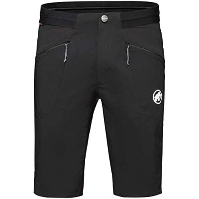 Mammut Aenergy Light SO Shorts Men Outdoor Wanderhose für Herren, Kurze Trekkinghose, Sporthose mit Taschen für Sommer, Leichte Kletterhose, Funktionshose für Sport, Atmungsaktiv Schwarz, 52 Mammut Aenergy Light SO Shorts Men Outdoor Wanderhose für Herren, Kurze Trekkinghose, Sporthose mit Taschen für Sommer, Leichte Kletterhose, Funktionshose für Sport, Atmungsaktiv Schwarz, 52