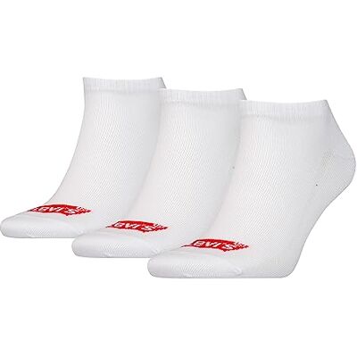 Levi's Unisex Sneaker Socks, White, 39/42 Levi's Unisex Sneaker Socks, White, 39/42