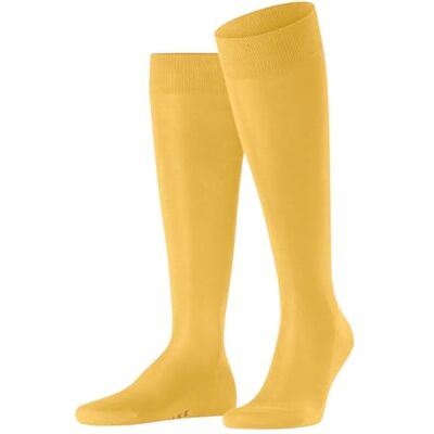 FALKE Herren Kniestrümpfe Tiago M Kh Fil d´Écosse Baumwolle lang einfarbig 1 Paar, Gelb Banana 1333, 45-46 FALKE Herren Kniestrümpfe Tiago M Kh Fil d´Écosse Baumwolle lang einfarbig 1 Paar, Gelb Banana 1333, 45-46