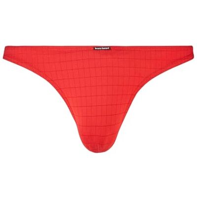 bruno banani Herren String Check Line 2.0 Tanga, Rot (Rot Karo 1070), M EU bruno banani Herren String Check Line 2.0 Tanga, Rot (Rot Karo 1070), M EU
