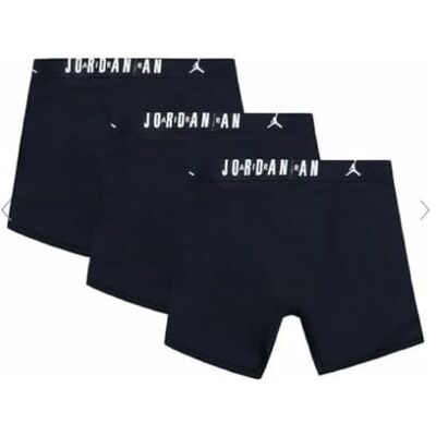 Jordan Herren Flight Cotton Core 3Pk Boxershorts, Black, XL Jordan Herren Flight Cotton Core 3Pk Boxershorts, Black, XL