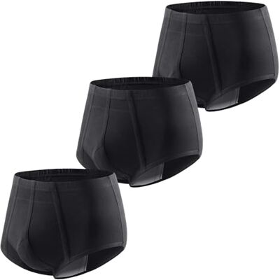 CARER Healthcare Incontinence Pregnancy Carer Inkontinenz Slips für Herren, 3er Pack wiederverwendbare und waschbare Baumwoll-Unterwäsche mit 200 ml saugfähiger Einlage, Inkontinenz Pants Männer Größe XL CARER Healthcare Incontinence Pregnancy Carer Inkontinenz Slips für Herren, 3er Pack wiederverwendbare und waschbare Baumwoll-Unterwäsche mit 200 ml saugfähiger Einlage, Inkontinenz Pants Männer Größe XL