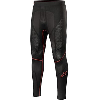 Alpinestars Ride Tech V2 Bottom Summer, Pants, Atmungsaktiv Thermoaktiv Funktionswäsche, Thermo Unterwäsche für Herren und Damen, Schwarz/Rot, Größe XS/S Alpinestars Ride Tech V2 Bottom Summer, Pants, Atmungsaktiv Thermoaktiv Funktionswäsche, Thermo Unterwäsche für Herren und Damen, Schwarz/Rot, Größe XS/S