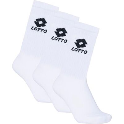 Lotto 1124029 Unisex Socks, Tennis Socken für Damen & Herren in vorteilhaftem 3-Paar Pack, BRIGHT WHITE, 39-42 Lotto 1124029 Unisex Socks, Tennis Socken für Damen & Herren in vorteilhaftem 3-Paar Pack, BRIGHT WHITE, 39-42