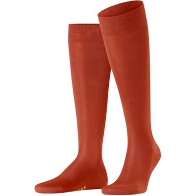 FALKE Herren Kniestrümpfe Tiago M Kh Fil d´Écosse Baumwolle lang einfarbig 1 Paar, Orange Red Clay 8095, 41-42 FALKE Herren Kniestrümpfe Tiago M Kh Fil d´Écosse Baumwolle lang einfarbig 1 Paar, Orange Red Clay 8095, 41-42