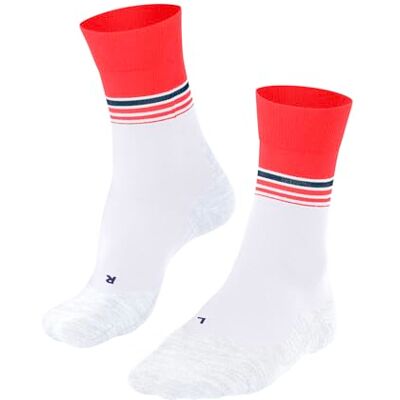 FALKE Herren Laufsocken RU4 Endurance Cool M So Funktionsmaterial antiblasen 1 Paar, Weiß White 2005 Stripe, 39-41 FALKE Herren Laufsocken RU4 Endurance Cool M So Funktionsmaterial antiblasen 1 Paar, Weiß White 2005 Stripe, 39-41