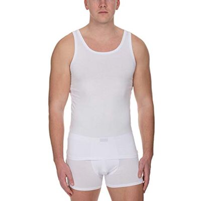 bruno banani Herren Sportshirt Infinity Unterhemd, per Pack Weiß (Weiß 001), Small (Herstellergröße: S) bruno banani Herren Sportshirt Infinity Unterhemd, per Pack Weiß (Weiß 001), Small (Herstellergröße: S)