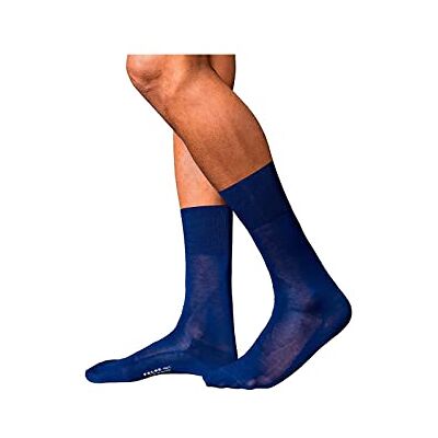 FALKE Herren Socken No. 9 M So Pure Fil d´Écosse Baumwolle einfarbig 1 Paar, Blau Royal Blue 6000, 47-48 FALKE Herren Socken No. 9 M So Pure Fil d´Écosse Baumwolle einfarbig 1 Paar, Blau Royal Blue 6000, 47-48