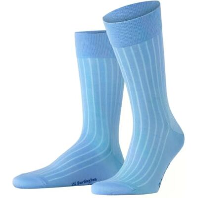 Burlington Herren Socken Duke Street M So Baumwolle einfarbig 1 Paar, Blau Cornflower Blue 6554, 40-46 Burlington Herren Socken Duke Street M So Baumwolle einfarbig 1 Paar, Blau Cornflower Blue 6554, 40-46