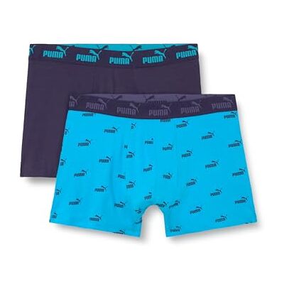 Puma Elements Men Logo Print Boxers 2P Puma Elements Men Logo Print Boxers 2P
