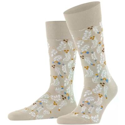 Burlington Herren Socken Bloomingday M So Baumwolle gemustert 1 Paar, Beige Zement 4077, 40-46 Burlington Herren Socken Bloomingday M So Baumwolle gemustert 1 Paar, Beige Zement 4077, 40-46