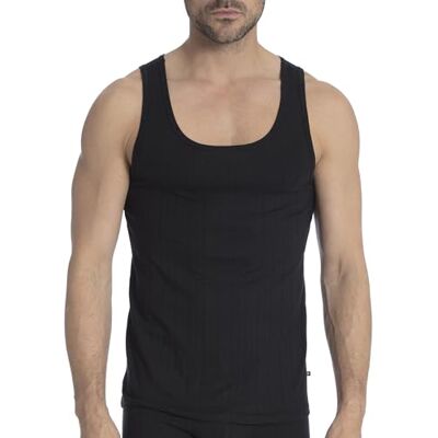 CALIDA Pure & Style Unterhemd Herren schwarz 50 CALIDA Pure & Style Unterhemd Herren schwarz 50